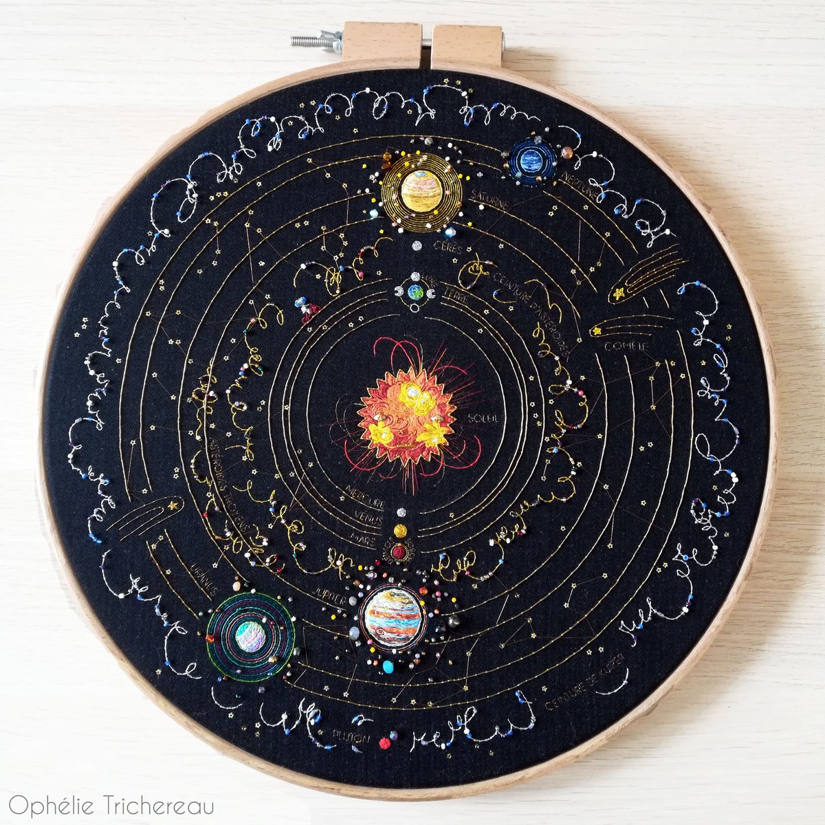 OTrichereau's tweet photo. And the last but not the least question, which Solar System is your favorite?

First, second, third photo or all of them!

#broderie #bordado #solarsystem #systemesolaire #space #universeartwork #universeembroidery #dmc #ophelietrichereau #galaxy #sistemasolar #sun #astronomy https://t.co/Ug98hAj1iR