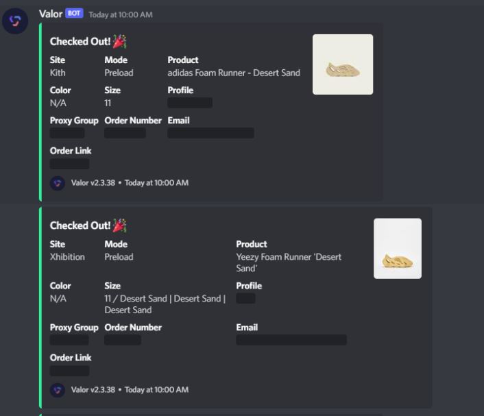 forgot to post on Saturday.. but thank you to.. 🤖 - @ValorAIO ⚡️ - @PureProxies 🖥️ - @grailservers 🧑‍🤝‍🧑 - @HollowEdu