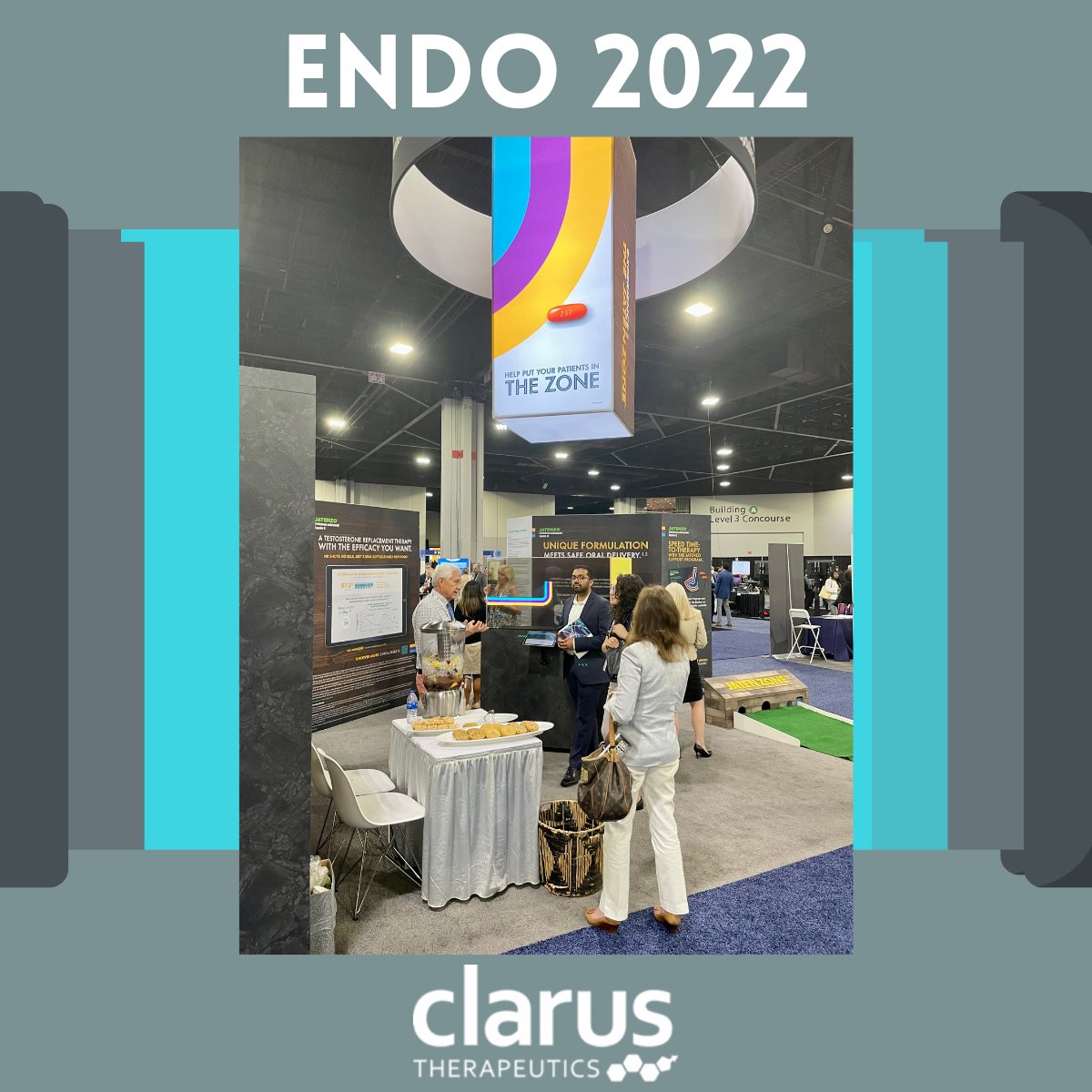We are live at ENDO 2022 in Atlanta! Visit us at booth #1731. #ClarusThera #ENDO2022 #menshealth #menshealthawareness #menshealthweek #menshealthmonth #testosterone $CRXT
