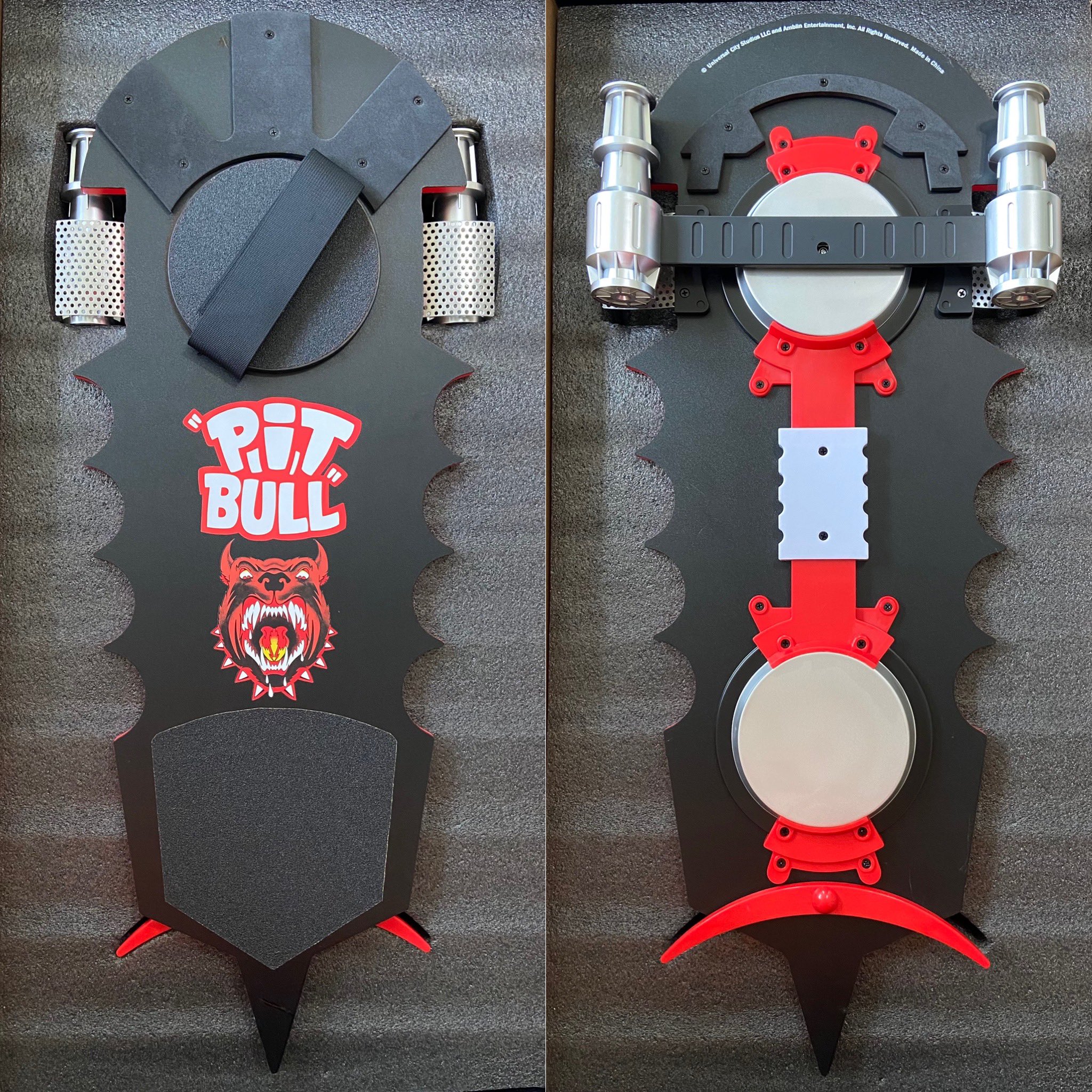 Collect BTTF on X: Thanks to @funcostumes, an officially licensed replica  of Griff's Pit Bull hoverboard has arrived! The incredible details make it  a great choice for a display piece or prop.
