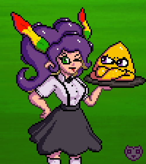 There ya go Sini, I'mma bit rusty so basically just eyed yours and made it pixel to the best of my ability, don't quite have me own style yet. T'was fun #pixelart