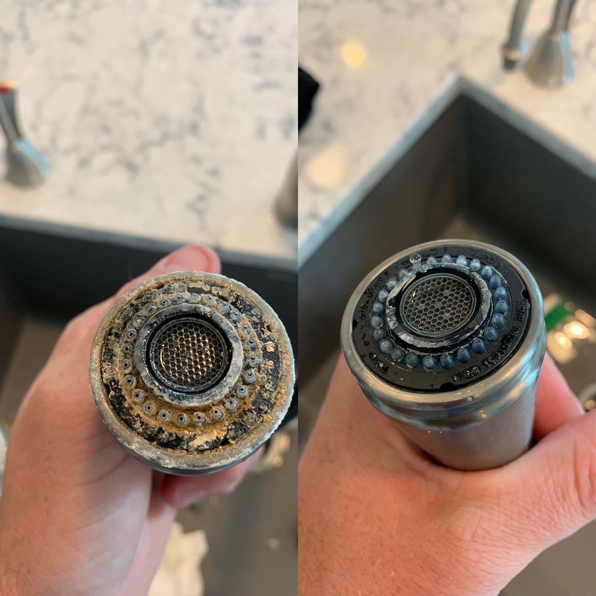 theHomeKeep's tweet image. What's in your #water?  Don't forget to clean your faucet aerators regularly to improve overall water pressure and quality.  For more #maintenance tips and reminders, visit us.