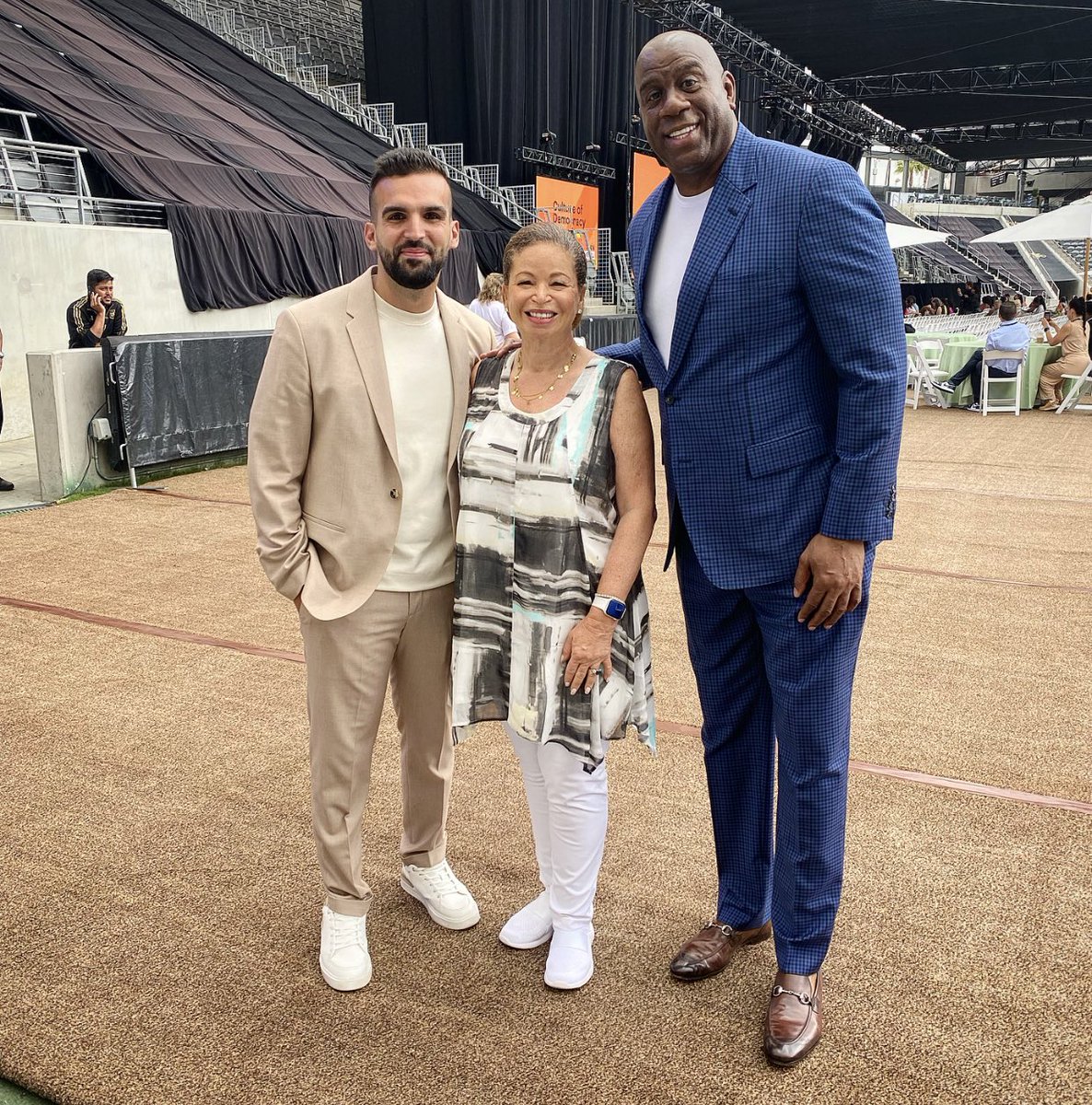 Mete Coban MBE (@metecoban92) on Twitter photo I’m delighted to be in LA representing <a href="/MyLifeMySay/">My Life My Say</a> at the #CultureOfDemocracy summit hosted by <a href="/WhenWeAllVote/">When We All Vote</a>.
Here I am with two global icons: <a href="/ValerieJarrett/">Valerie Jarrett</a> and <a href="/MagicJohnson/">Earvin Magic Johnson</a> ✌🏾🌍 I’m delighted to be in LA representing <a href="/MyLifeMySay/">My Life My Say</a> at the #CultureOfDemocracy summit hosted by <a href="/WhenWeAllVote/">When We All Vote</a>.
Here I am with two global icons: <a href="/ValerieJarrett/">Valerie Jarrett</a> and <a href="/MagicJohnson/">Earvin Magic Johnson</a> ✌🏾🌍