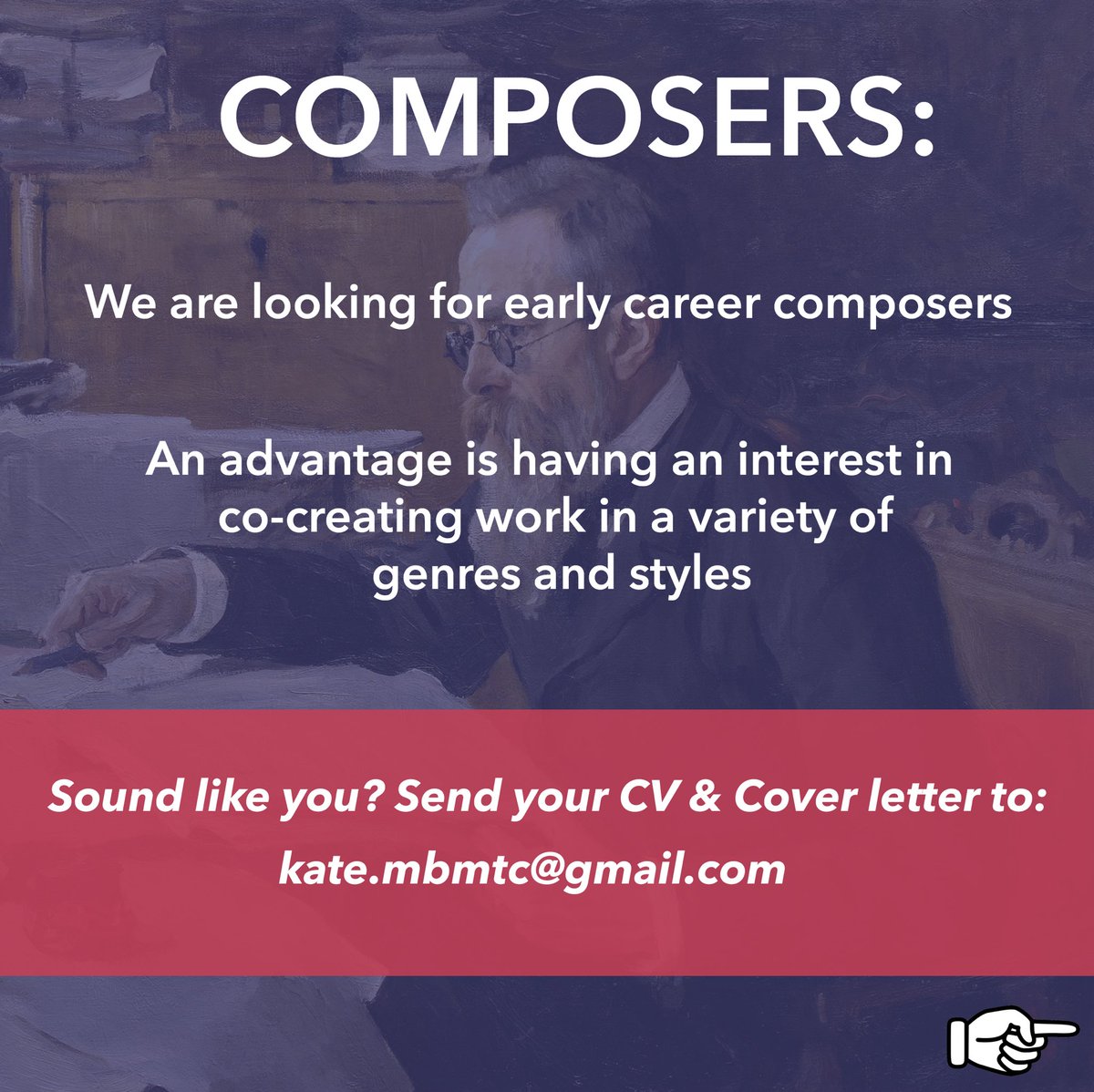 bakersmedwaytc's tweet photo. โ๏ธ#CreativeCallout โ๏ธ are you a creative based in #Medway ? We want to hear from you! Have a look at the opportunities available :
@wearemedway @whatsoninkent @intraarts @nucleusarts @Dragoncoworking #hiring #creativejobs #lookingforcreatives https://t.co/ymmepmojik