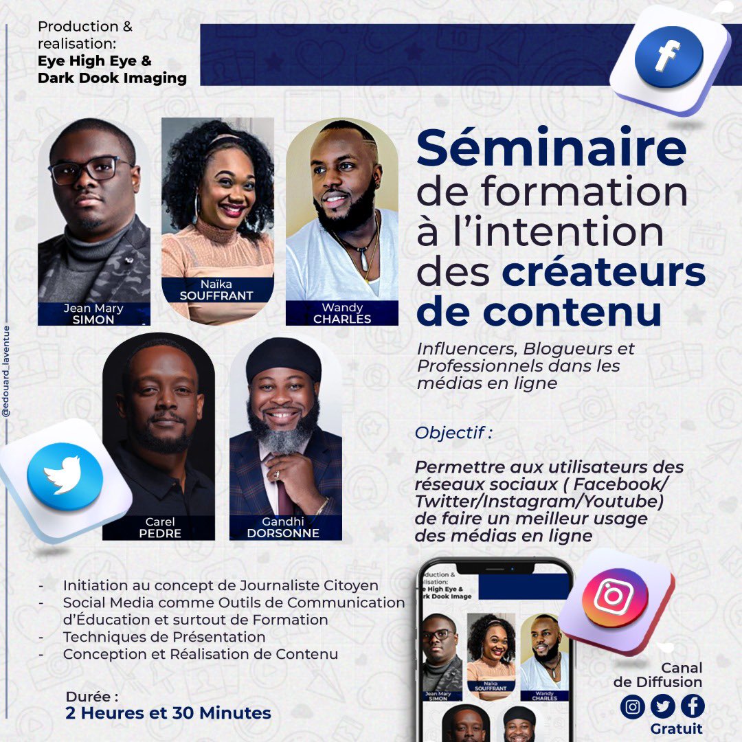 LuckNews88's tweet photo. Òganizatè yo ap anonse dat la trè byento. Seminè sa ap difize sou Twitter, Facebook ak Instagram. https://t.co/oepPRhZLfa