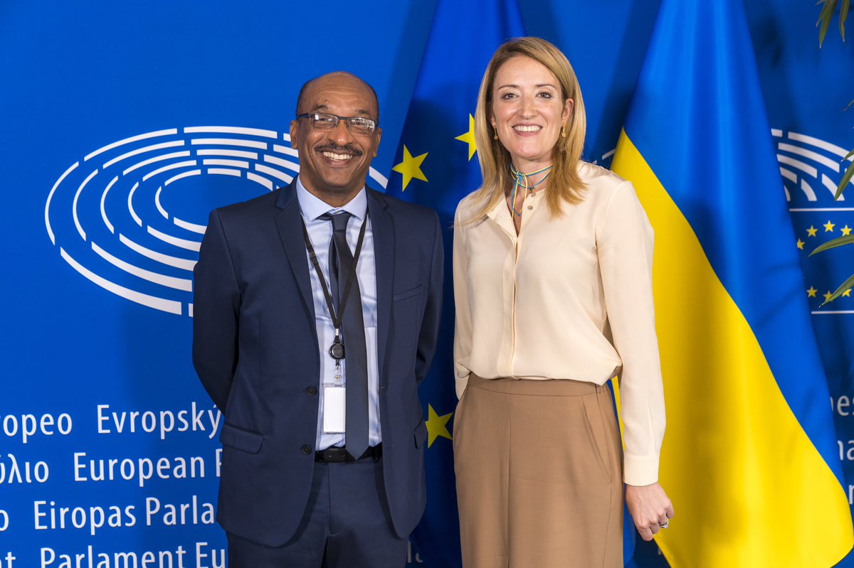 max_orville's tweet photo. Je remercie la Présidente Roberta Metsola pour son accueil chaleureux au Parlement européen. Les défis sont nombreux mais nous les relèverons ensemble et avec ambition
@EP_President @Renaissance_UE https://t.co/B0QjnGBFkK