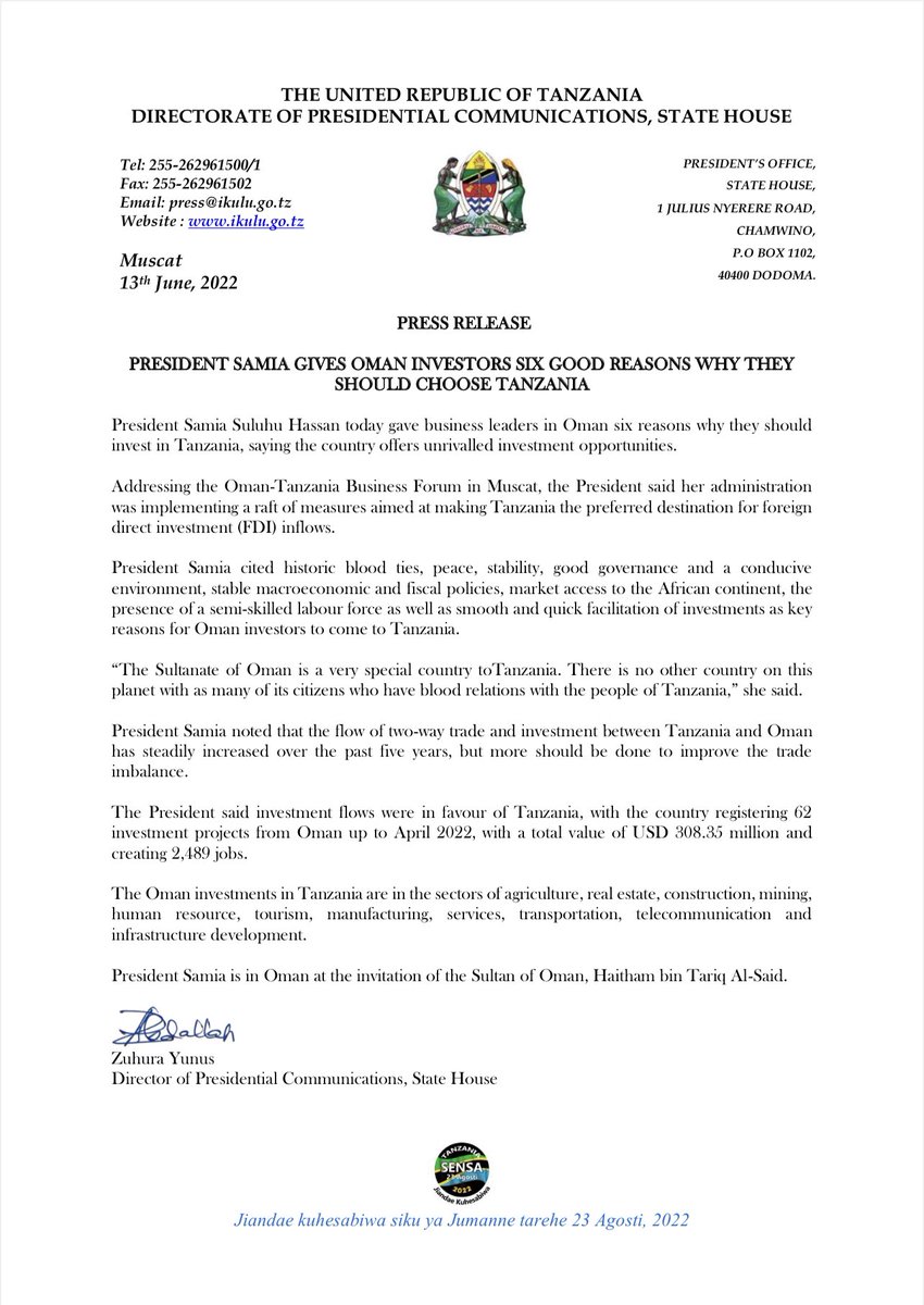 ikulu_Tanzania tweet media