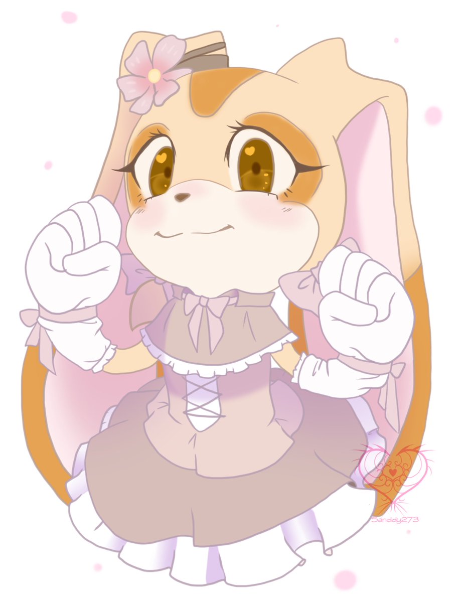 sanddy273's tweet photo. One of my older work, but #CreamTheRabbit is still very cute 🌺🌺🌺🌺
#sonicoc #SonicTheHedgehogFanart #creamxtails #creamxcharmy https://t.co/r6mzhvDy4b