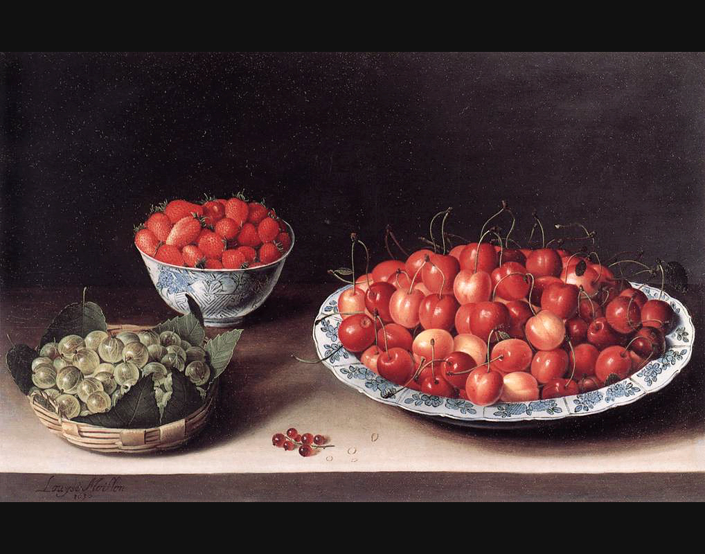 WomensArtForAll's tweet photo. Still Life with Cherries, Strawberries and Gooseberries, 1630 #louisemoillon #moillon https://t.co/lWtMoH5FH2 https://t.co/6TNWRwYXjC