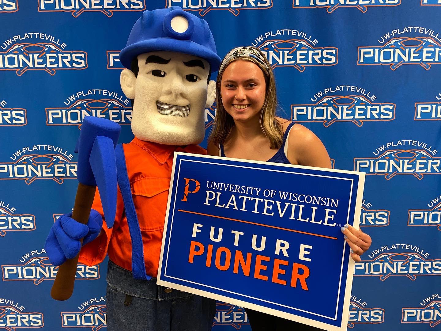 Uw Platteville Pioneer Logo UW Platteville Cutting 111 Positions,
