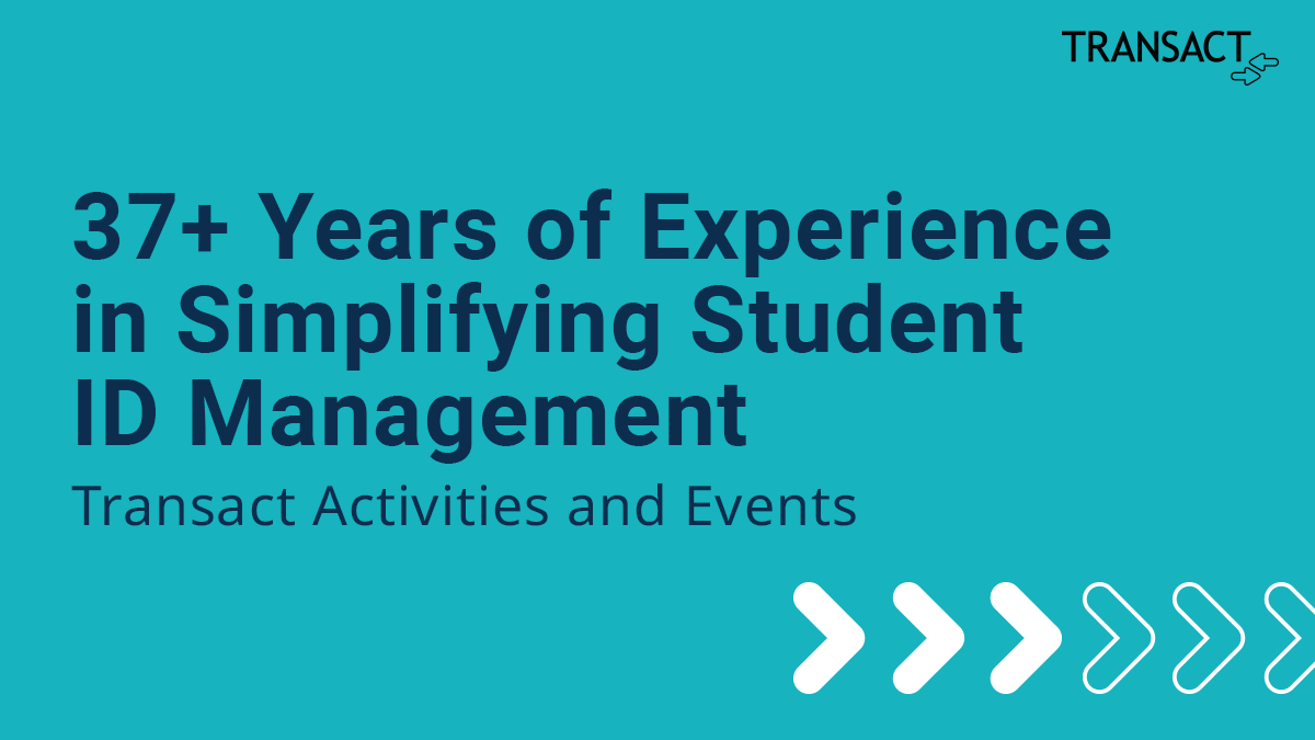 With more than 37 years serving higher education, Transact is dedicated to simplifying ID management through one connected experience. Transact Activities and Events elevates the student experience and creates a safer campus. 

#Transact #campus #campuslife #highered #studentlife