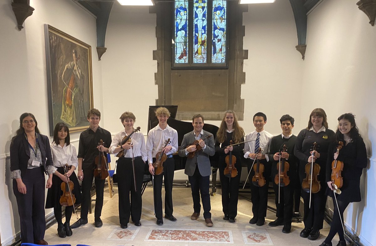 stmarys_music's tweet photo. Thank you @jack_liebeck for such an inspiring day of violin and viola masterclasses. So much for our pupils to take away from their work with you today. Safe journey home! @RoyalAcadMusic #slowpractice https://t.co/DWOCPJsliF