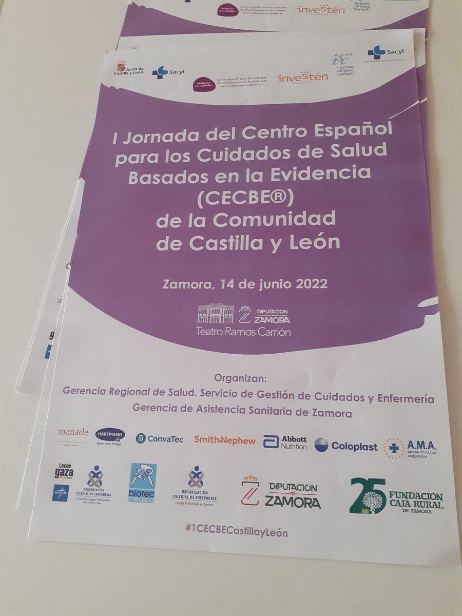 yolandamartinv's tweet photo. Ya está todo listo para acoger en Zamora en el Teatro Ramos Carrion  a enfermeros/as de Castilla  y León en la I jornada CECBE !! #1CECBECastillayLeon….os esperamos para compartir y disfrutar de un gran día !!Buen viaje ! https://t.co/4tpKsOC0zw