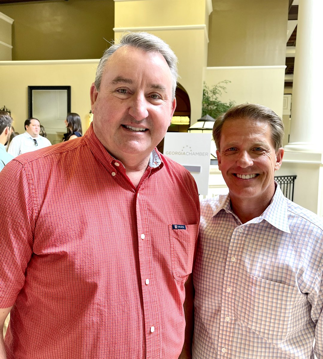 BillABCGA's tweet photo. I was proud to represent @ABCofGA at the @GAChamber  Gov Affairs Council mtg. We were honored to hear from @BrianKempGA. Also met w/ state legislators ABC is supporting: Sen Frank Ginn &amp; Sen Kay Kirkpatrick &amp; Rep Shaw Blackman &amp; Rep Rick Jasperse. https://t.co/aY9tlfW9Se