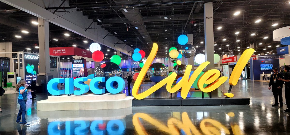 paulnicholson20's tweet photo. About to open at #CISCOLive2022 in World of Solutions at the @A10Networks booth #2631 - come and talk to us about #Cloud #ADC, #DDoS protection, #ZeroTrust #SSLi, and more! https://t.co/5OFFSNaf6z