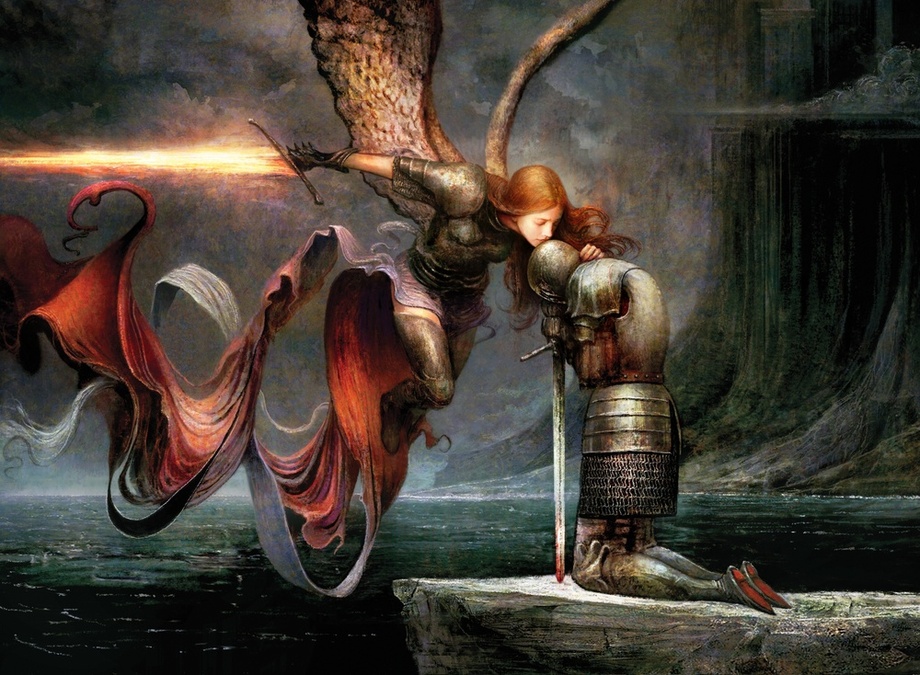 SebMcKinnon's tweet image. Answered Prayers, Magic the Gathering #digitalpainting