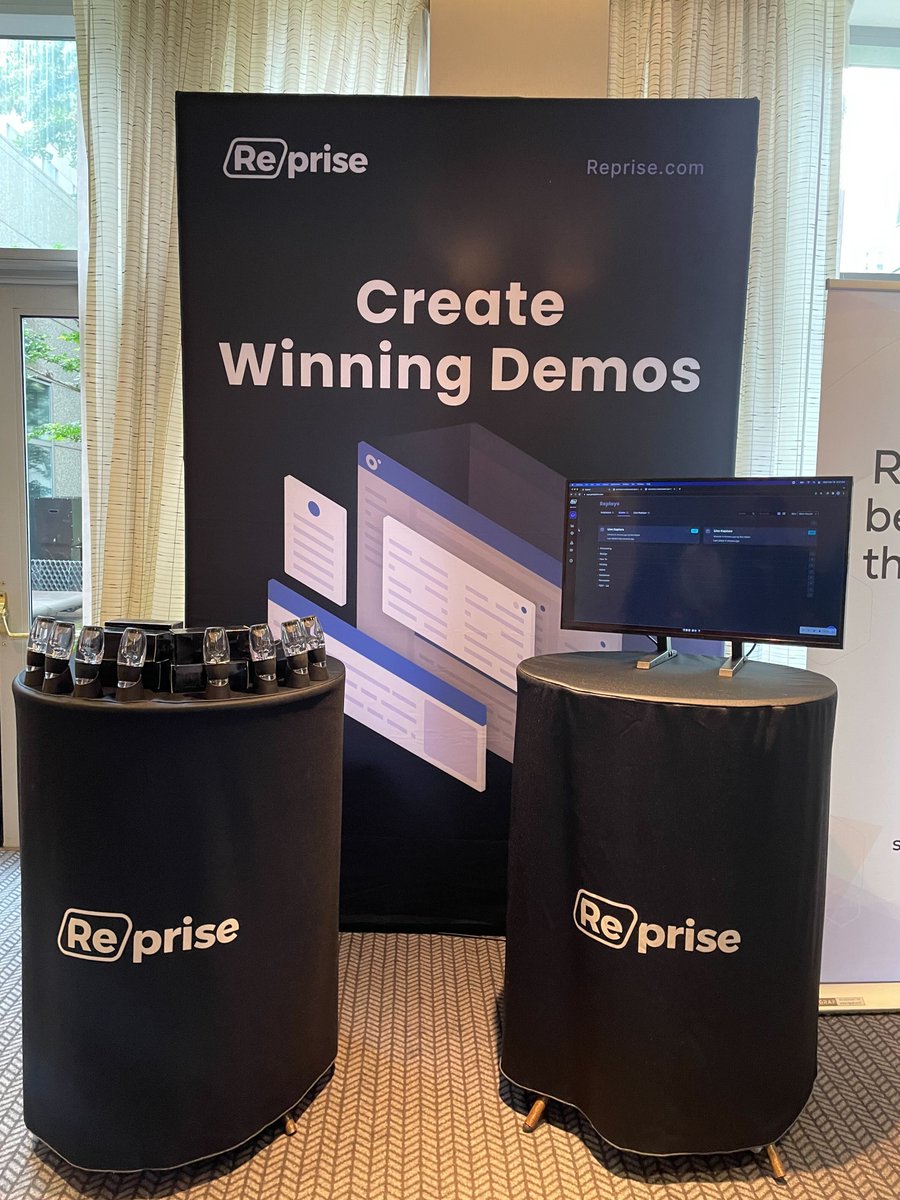 getreprise's tweet image. The Reprise crew is pumped to see everyone at today&apos;s @Sales30Conf in Philadelphia!

Stop by our booth to say 👋, grab a wine aerator, and learn how you can create winning demos w/ Reprise!💻

#s30c #SalesLeadership #SalesDemos