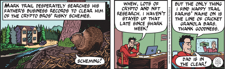 ComicsKingdom's tweet photo. Is he really?
๐จ: MARK TRAIL
See more from Mark Trail via the link in our bio! ๐
#marktrail #comics #comicskingdom #crypto #nft https://t.co/wkbsM2EOvF
