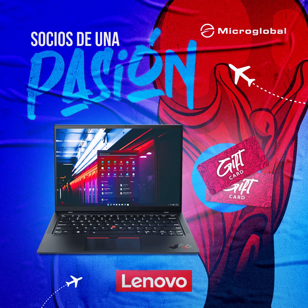 ¡No dejes de sumar! Participá por tu lugar en Qatar comprando productos Lenovo. Además, podés ganarte órdenes de compra en casa de deportes. 🇦🇷
Más info en nuestra web ➡ microglobal.com.ar 
#Microglobal