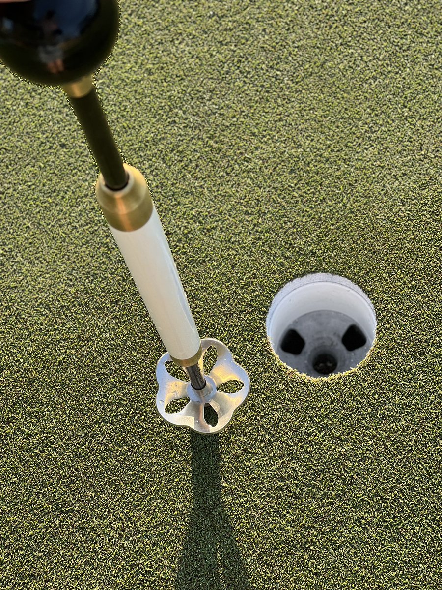 New PG flag sticks were looking sharp for the member-guest!