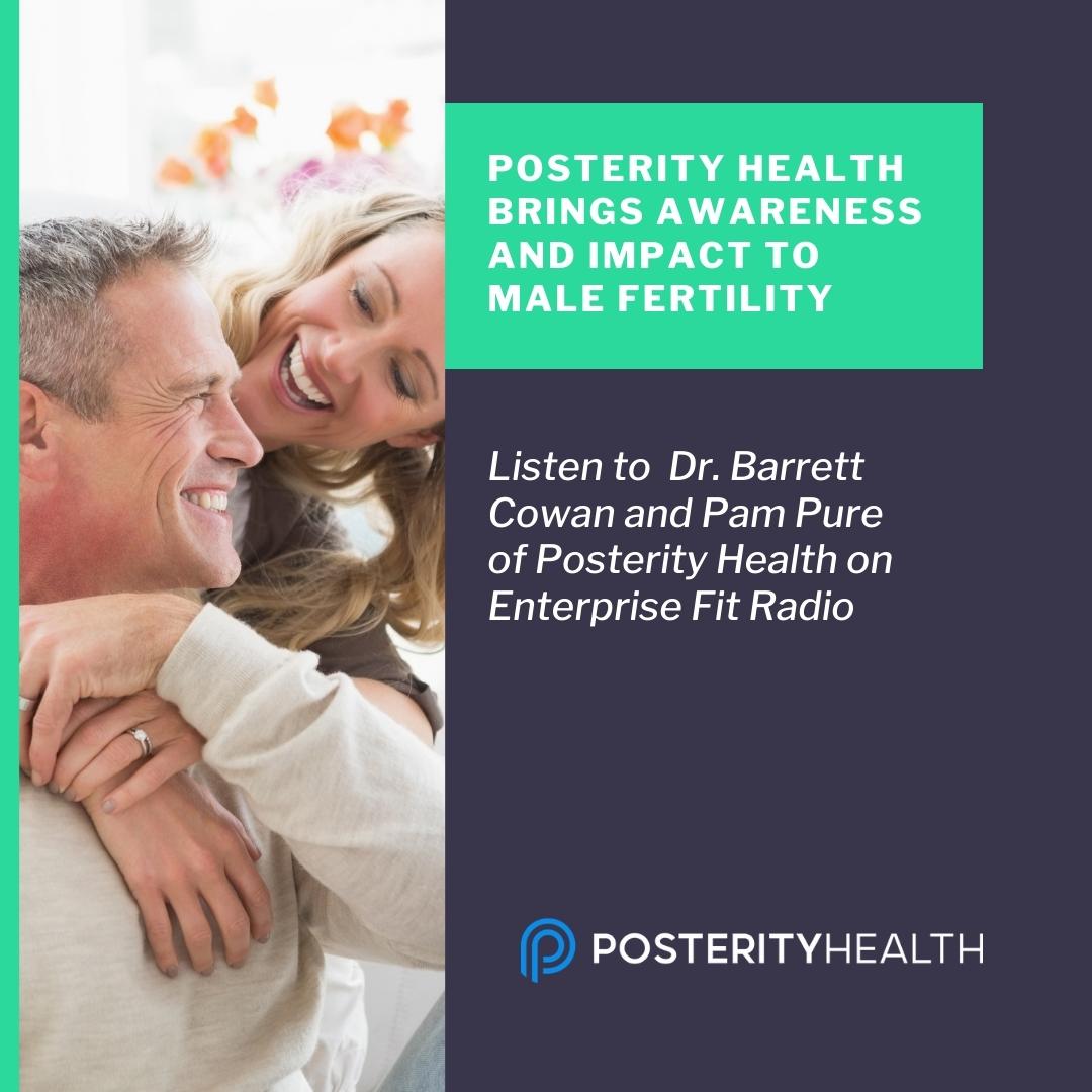 Both of our founders, Dr. Barrett Cowan & Pamela Pure, were recently featured on the @EPodcastNetwork Fit Radio #podcast show! They greatly valued & enjoyed the opportunity to chat about #PosterityHealth.

Listen to the episode on #malefertility today: epodcastnetwork.com/posterity-heal…