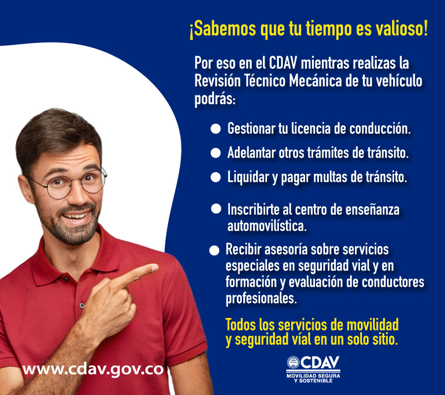 CDAVCali's tweet photo. 📢 Aprovecha y realiza todos tus trámites de tránsito pendientes, ¡así como lo ves, todo lo que necesitas está en un mismo lugar!.
Conoce aquí 👇 los procesos que podrás efectuar con nosotros mientras tramitas la Revisión Técnico Mecánica de tu vehículo.
.
.
.
#CDAV
#CDAVCali https://t.co/Vc3lHRtQQn