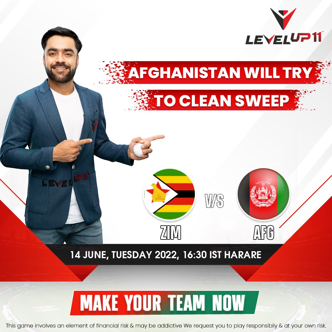 Levelup_11's tweet photo. Afghanistan puri tarah taiyar hai iss league ko clean sweep karne ke liye kya aap taiyar ho apni LevelUp11 fantasy team ke sath? Join #ZIM vs #AFG and win big π€
Download app now https://t.co/yZUOLIKZcH
#levelup11 #fantasy #fantasy #ZIMvsAFG #cricket #afghanistancricket https://t.co/6wzoVmtbv3