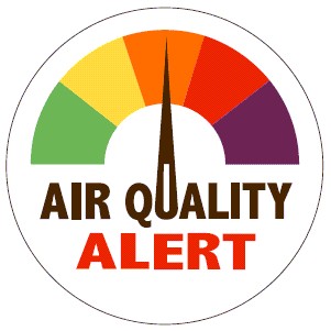 helptheair's tweet photo. An Air Quality Alert is in effect for Tuesday, June 14. Ozone is expected to be in the Unhealthy for Sensitive Groups range. #helptheair #AirQuality #health https://t.co/gQhlDtE0ZZ