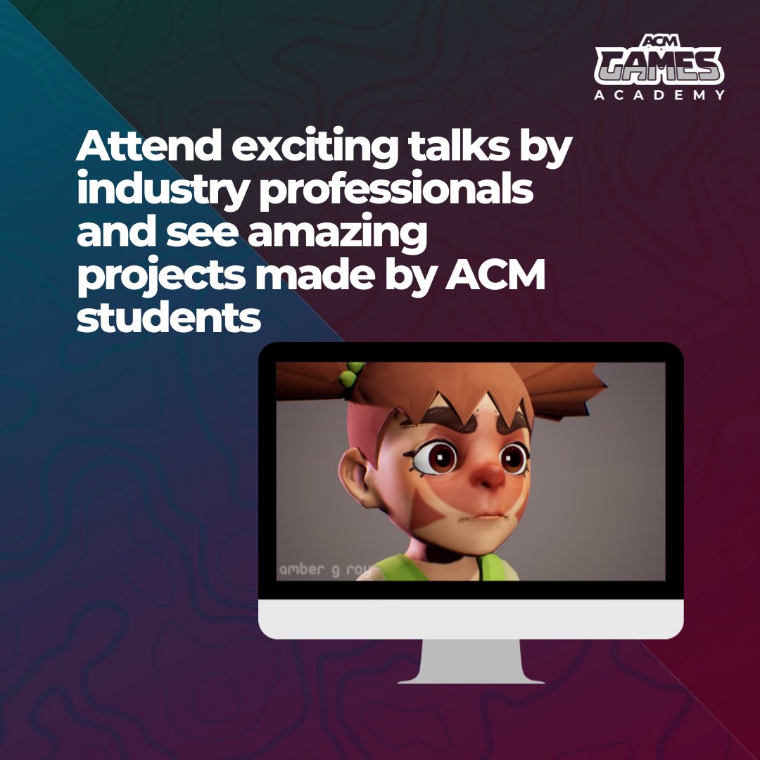 acm_uk's tweet photo. For the first time ever, ACM is hosting its very own Game Conference! 

Event details: 20/06/2022, 6pm - 9pm in The Electric Theatre

Register via the link in our bio!
#ThisIsACM #ACMuk #GameDevelopment #Gaming https://t.co/2emOZmn6Xt