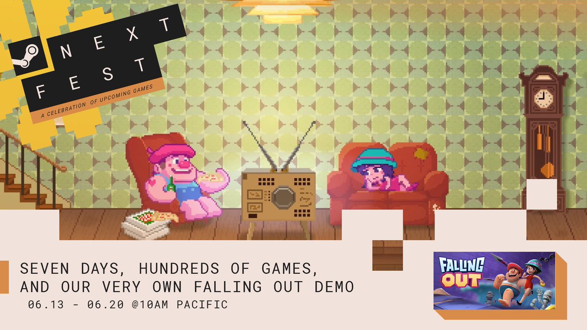 FallingOutGame's tweet photo. Aaaaand relax - the #SteamNextFest is now live so we'd love for you to head over there and check our demo! Thanks, friends ☺️

https://t.co/Jk60exLyY4 

#roguelike #roguelite #indiegames #fallingoutgame @Steam https://t.co/8HnuTORx1O