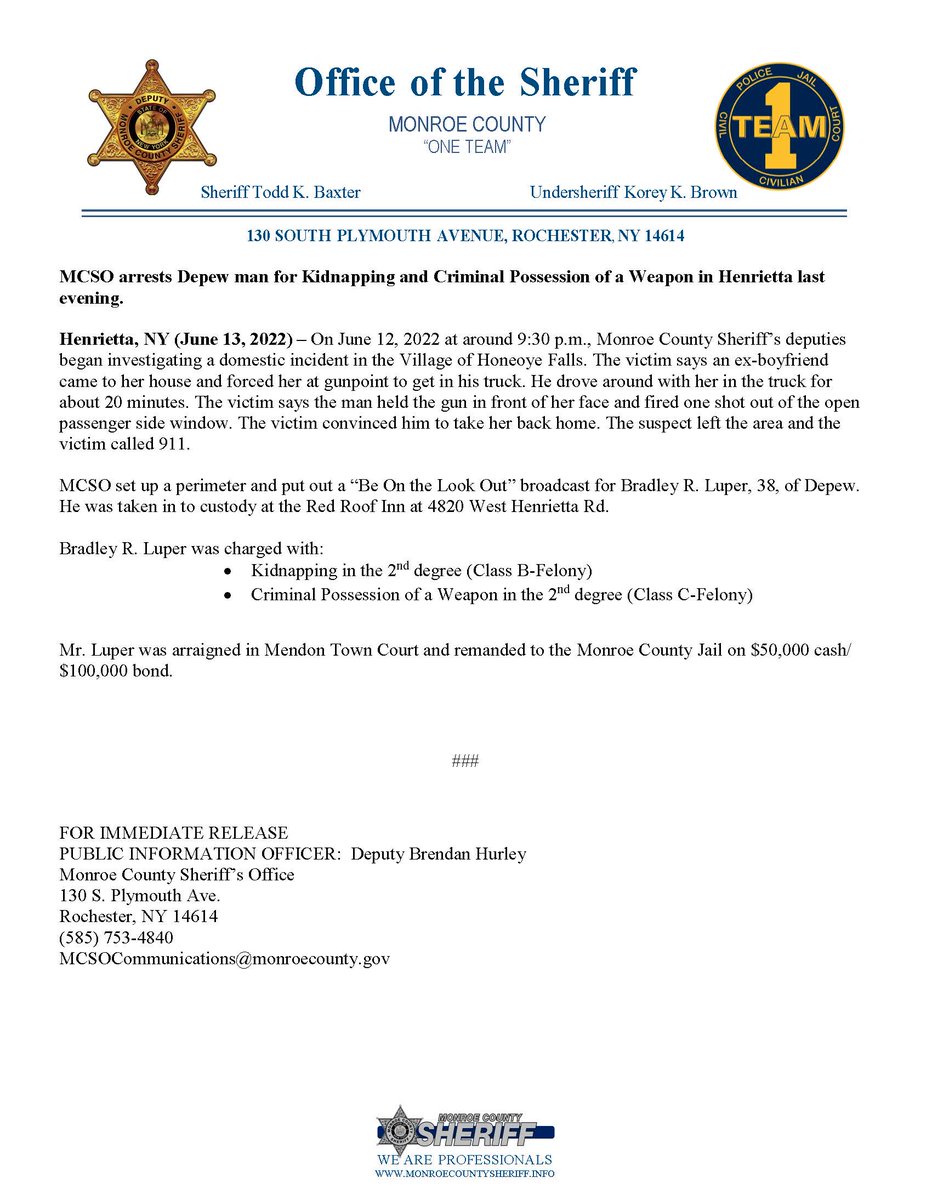 ROCHESTER, NY CRIME, INCIDENTS, NEWS, INFO on Twitter "RT