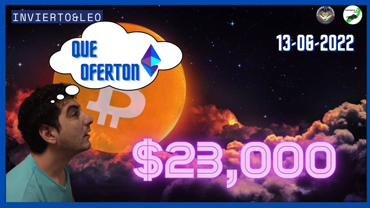 BITCOIN #BTC  A 23 K .... QUE OFERTON Y #ETH  ?¿ youtu.be/NiPQSFxifFQ via <a href="/YouTube/">YouTube</a> #CryptoMarket #cryptocurrency #criptomoneda