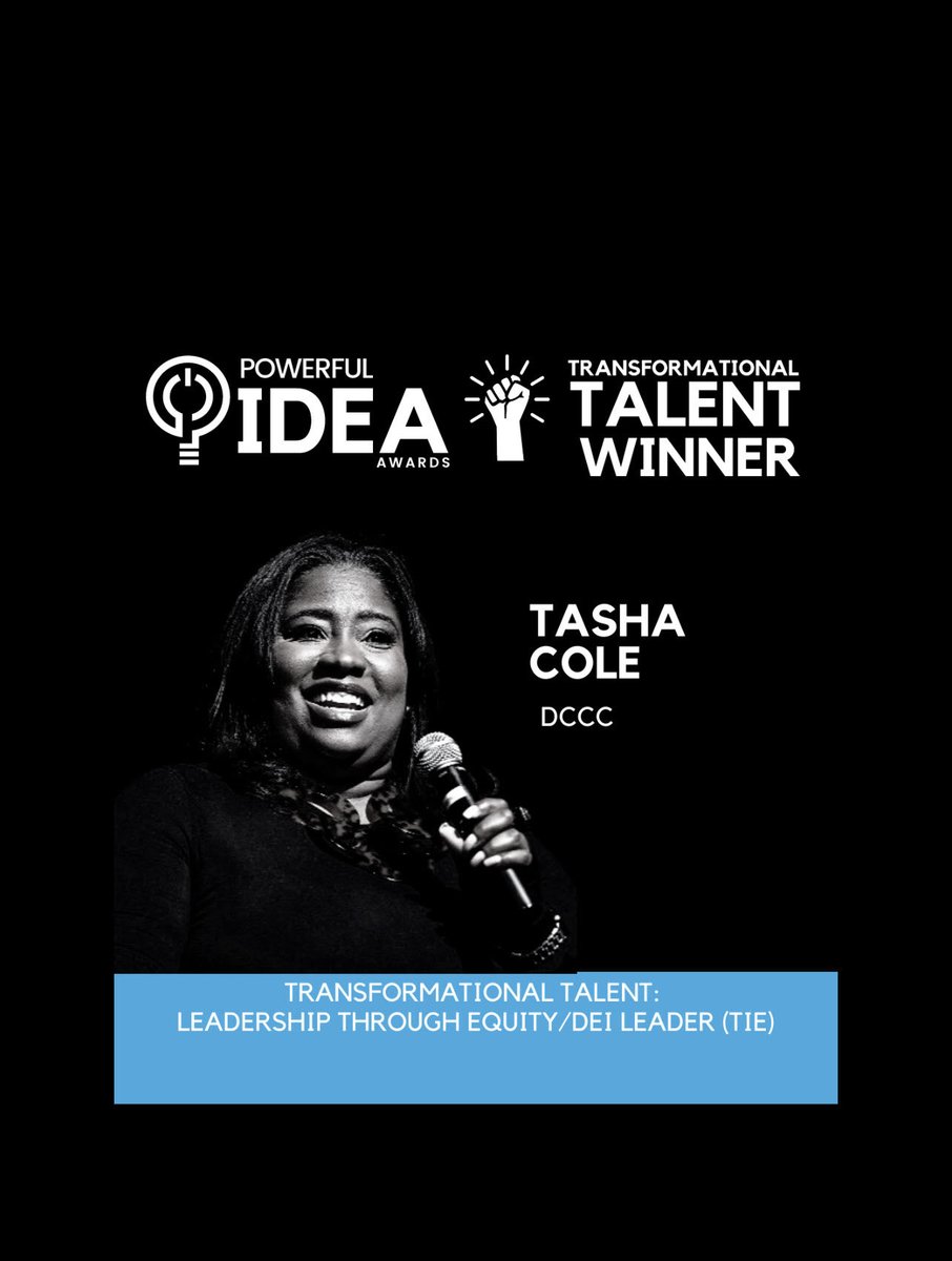 Congratulations to our Board Co-Chair Tasha Cole <a href="/TashaCole305/">TCole</a> of the <a href="/dccc/">DCCC</a> for winning a #PowerfulIDEA Award from <a href="/GAINPOWERORG/">GAIN POWER</a>! We are so proud of Tasha's transformational work. 💙🧡