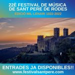Image for the Tweet beginning: 📢22è Festival de Música de