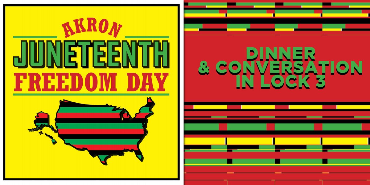downtownakron's tweet image. 🎟️🎟️This Saturday! June 18, join us for a Juneteenth dinner, community conversation &amp;amp; celebration in @Lock3Akron, including a free concert from The Unit Band. Find out all about it: bit.ly/AkronJuneteent… #akron #juneteenth2022 #juneteenth #downtownAkron