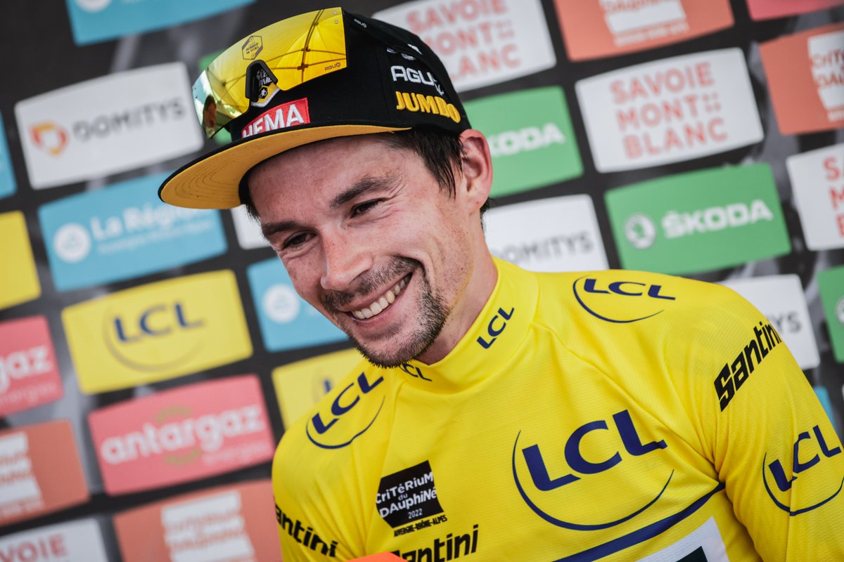 Michel Mathieu (@michelmathieu_) on Twitter photo 🟡Le Critérium du <a href="/dauphine/">Tour Auvergne Rhône-Alpes</a> a rendu son verdict ce dimanche au sommet du Plateau de Solaison !
Félicitations à tous les sportifs pour leur remarquable performance et bravo à <a href="/rogla/">Primož Roglič</a> pour sa victoire du Maillot Jaune #LCL non déméritée !👏 🟡Le Critérium du <a href="/dauphine/">Tour Auvergne Rhône-Alpes</a> a rendu son verdict ce dimanche au sommet du Plateau de Solaison !
Félicitations à tous les sportifs pour leur remarquable performance et bravo à <a href="/rogla/">Primož Roglič</a> pour sa victoire du Maillot Jaune #LCL non déméritée !👏