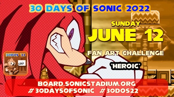 sonicstadium's tweet photo. ICYMI: Sunday was the Fan Art Challenge for #30DaysofSonic! The week's theme is 'Heroic'. Get involved and earn yourself some Sonic Achievements! #30DOS22 https://t.co/KpXbkgM5mA #SSMB https://t.co/OSYv9rIm2x