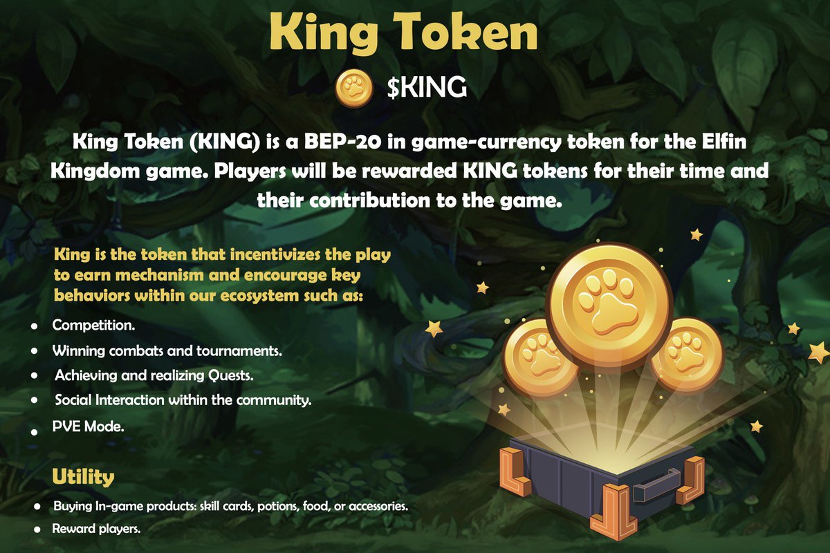 Elfinkingdomcn's tweet photo. $KING token https://t.co/DUtYM0OZwH