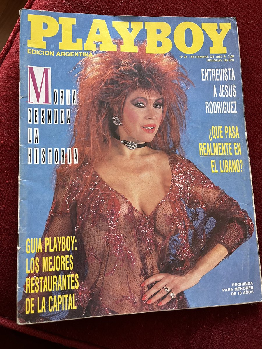 La favorita de papá <a href="/Moria_Casan/">Moria Casán</a> #playboy