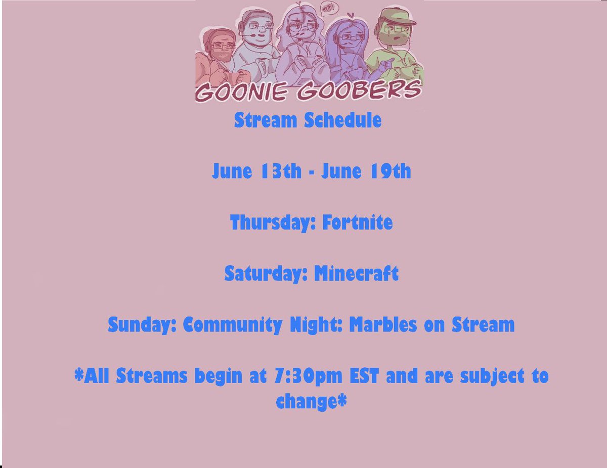 GoobersGoonie's tweet photo. What we are playing this week!!! See you all on Thursday!! https://t.co/N0S42VFcyK