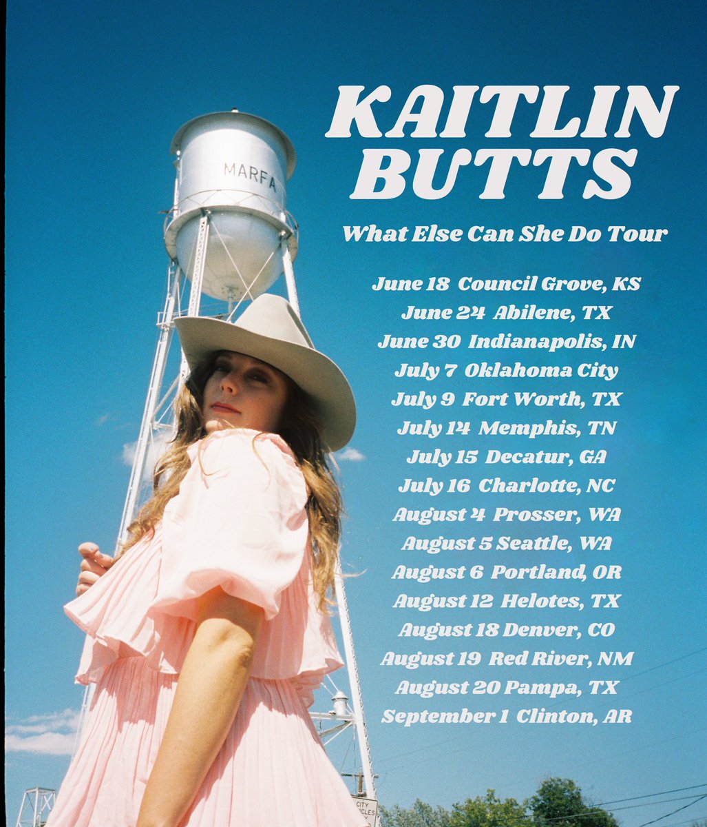 She left the country with big city dreams runnin’ wild in her mind ✨
Tickets: KaitlinButts.com