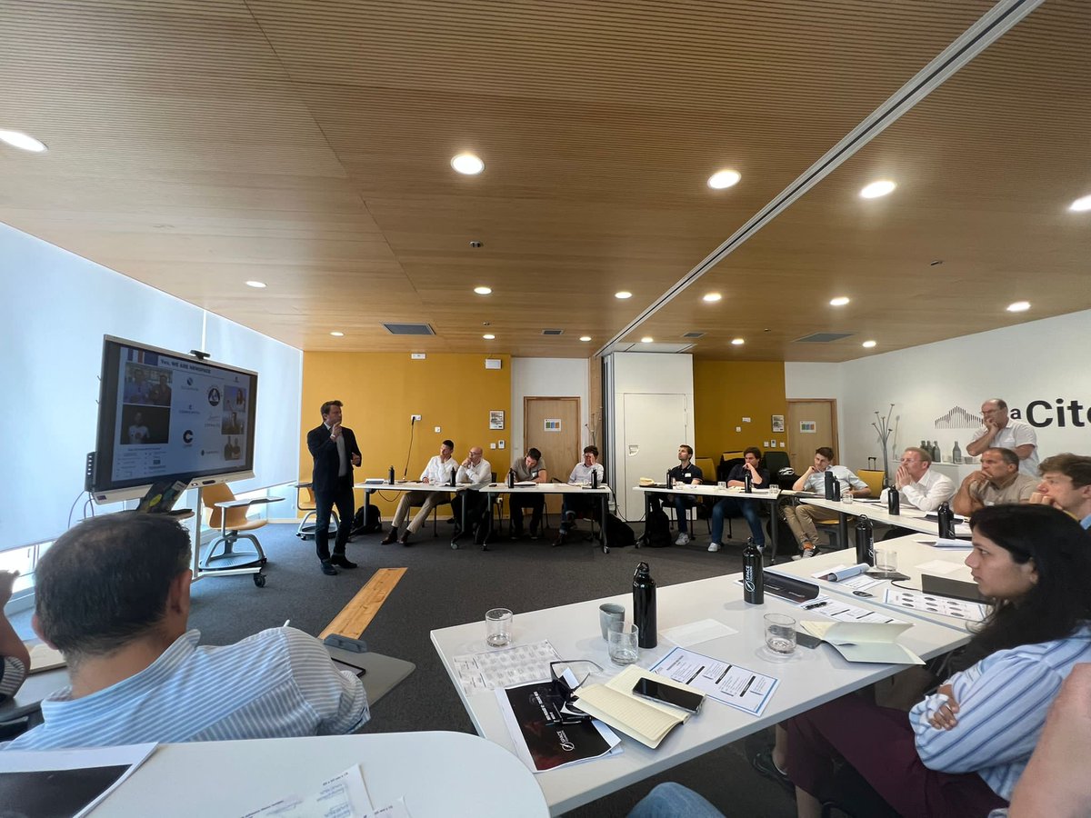 👏 La promo 2022 <a href="/SpacefoundersE/">SpaceFounders.eu</a> se réunit aujourd'hui à Toulouse pour lancer la 1e étape du programme de travail intensif qui durera 3 mois.
👉 Rencontres privilégiées avec entrepreneurs de renom, visites industrielles, séances travail exigeantes, réseautage...
Un programme 5⭐️!
