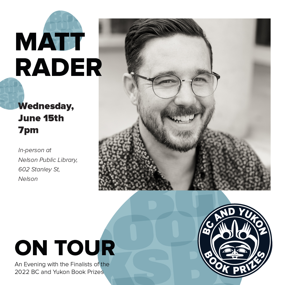 BC and Yukon Book Prizes (@bcyukonprizes) on Twitter photo Join @mattleerader, author of Ghosthawk, and <a href="/tanchristenson/">Tanya Christenson</a>, author of A Soft Place to Fall, for an in-person event at the Nelson Public Library on Wednesday, June 15th. <a href="/NotablyBookish/">Notably, a Book Lover’s Emporium</a> will be at the event selling books.
For more information visit: bcyukonbookprizes.com/event/an-eveni… Join @mattleerader, author of Ghosthawk, and <a href="/tanchristenson/">Tanya Christenson</a>, author of A Soft Place to Fall, for an in-person event at the Nelson Public Library on Wednesday, June 15th. <a href="/NotablyBookish/">Notably, a Book Lover’s Emporium</a> will be at the event selling books.
For more information visit: bcyukonbookprizes.com/event/an-eveni…