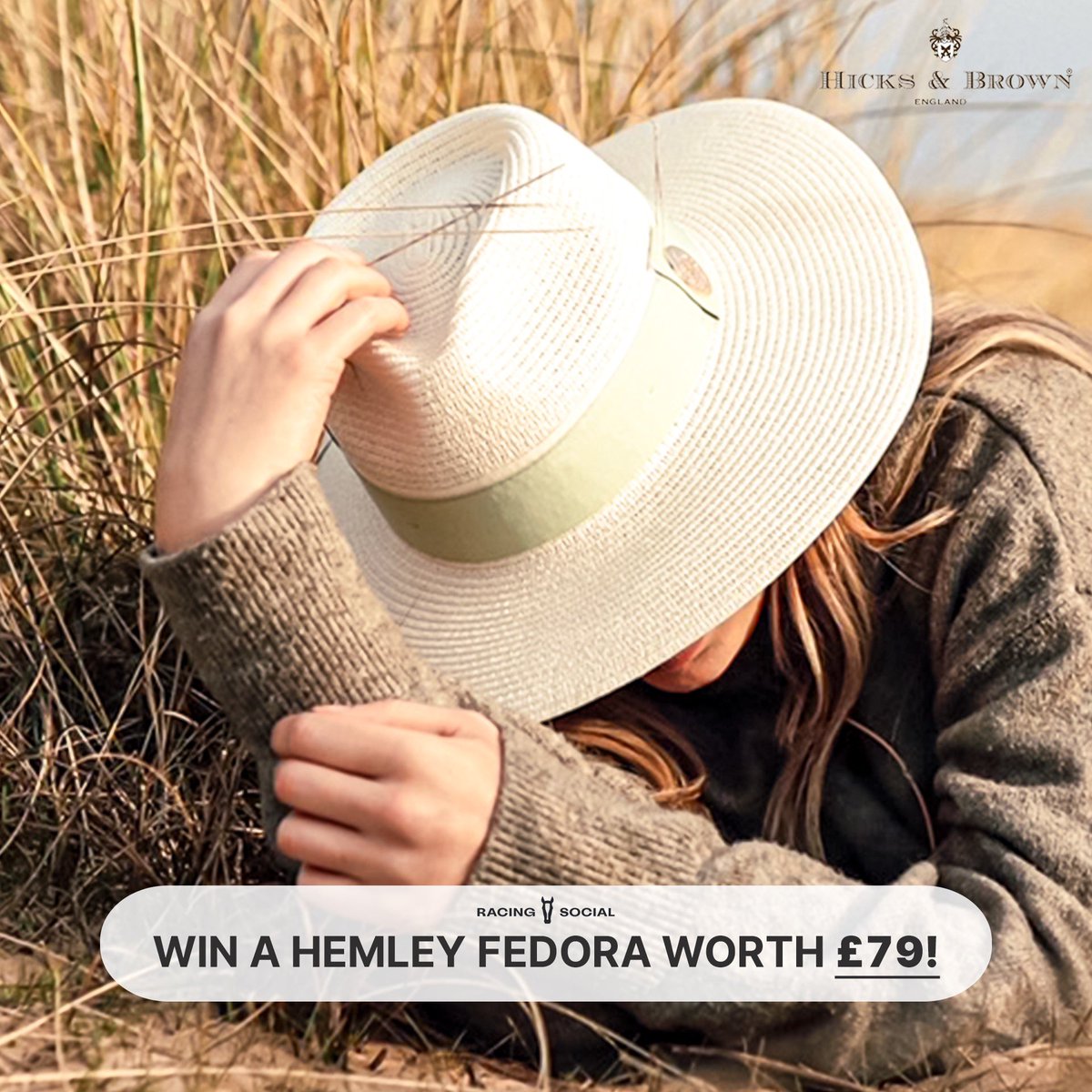RacingSocialapp's tweet photo. WIN a Hicks &amp; Brown Hemley Fedora worth £79!

You know the drill…

🔁 RT this tweet
👥 Follow @RacingSocialapp and @HicksandBrown!

Perfect for Summer racing.

Good luck! 🤞 https://t.co/9CiepIpyRa