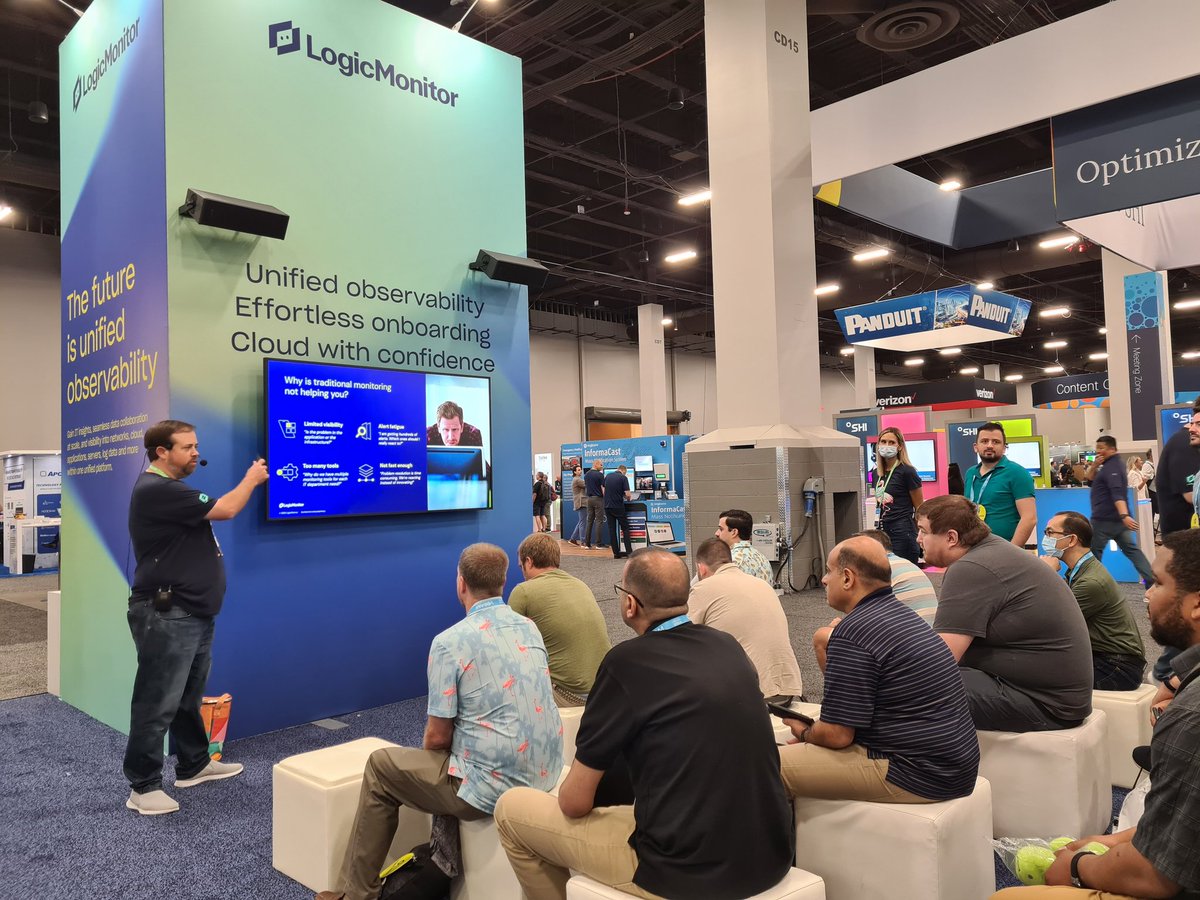 The_Caz's tweet image. Full house for our first @LogicMonitor presentation of the day!
#ciscolive #logicmonitor