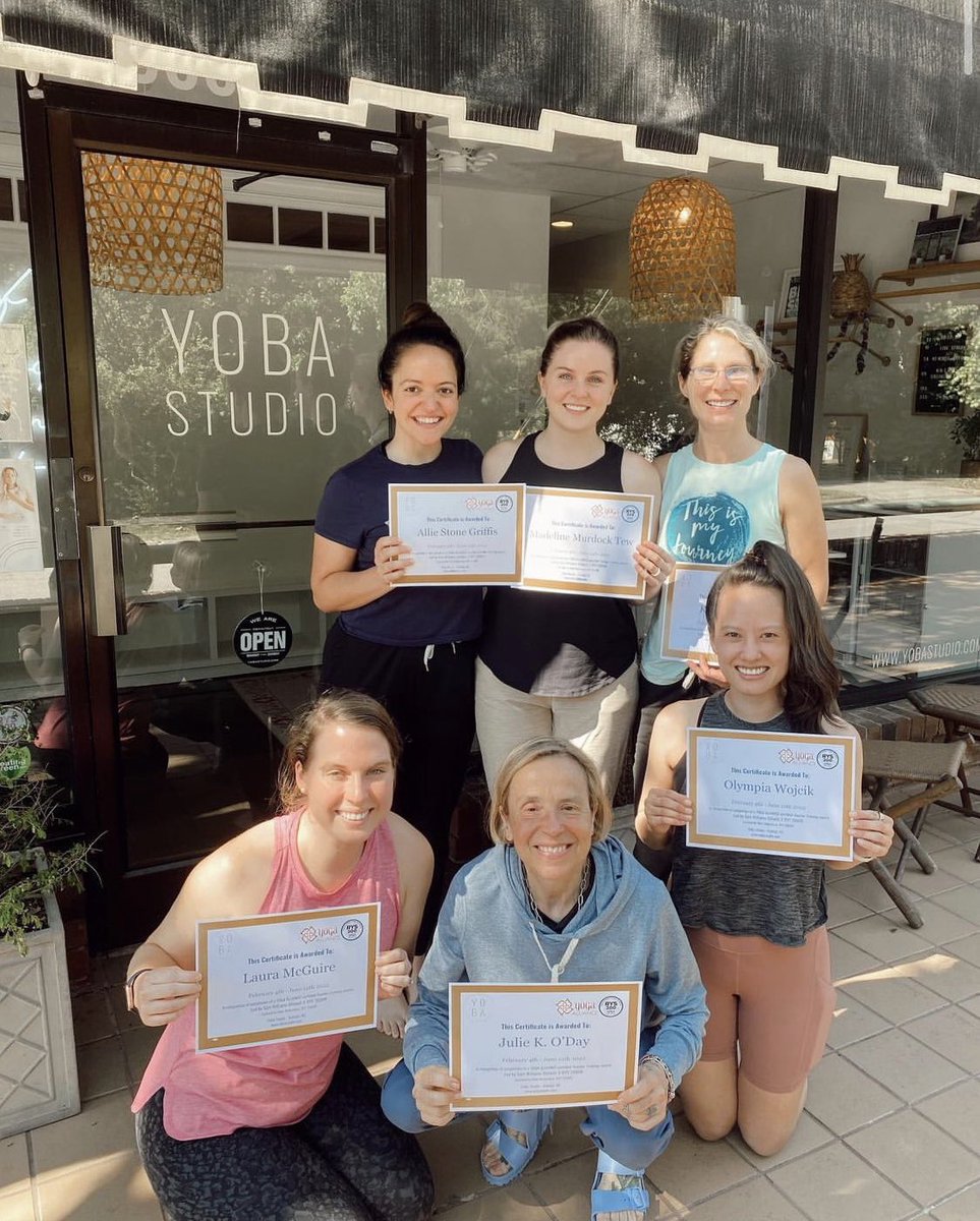 learning how to teach bodies to move has been one of the most challenging &amp; rewarding experiences of my life.

after 5 months of hard work, heart, sweat, &amp; tears, I’m proud to finally say that I’m a 200 hour registered yoga teacher!!✨💛🧘‍♀️✌️