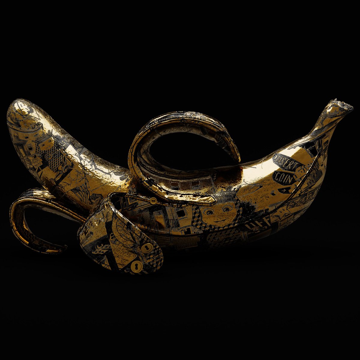 The Golden Sleeve. Made of 21 million imaginary bitcoins. Dropping later this summer. #NFT #NFTdrop