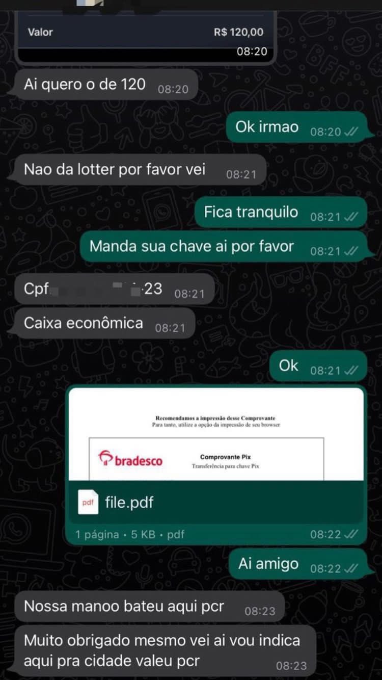 Comprovante Pix: Recomendamos A Impressão Desse Comprovante