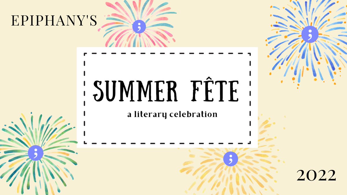 Join us this Thursday, June 16th at 7-9pm at <a href="/Salmagundi/">Salmagundi Club</a> in Greenwich Village to celebrate 20 years of <a href="/epiphanylit/">Epiphany Lit Journal</a>! Tickets are going fast. If you subscribe to our newsletter, check your email for a discount code. 🎇 More details: shorturl.at/qxFL0