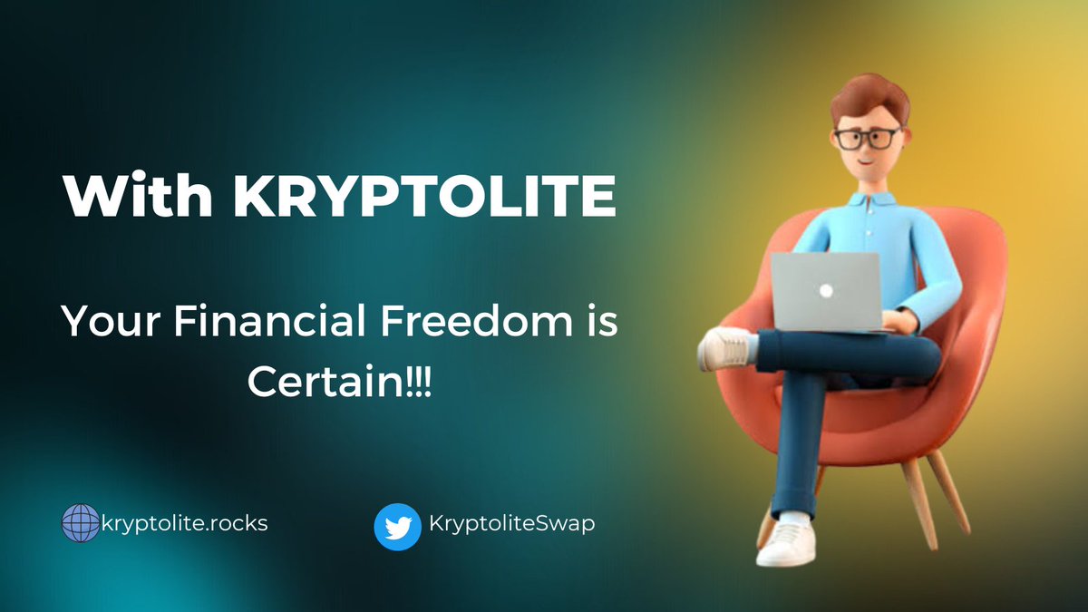 OkodiVictor's tweet photo. ♦️ @KryptoliteSwap is built to provide passive income for Users in the #Kryptoverse through their native token $KRL 🔥🔥

You can either #Hodl, #Stake or #ProvideLiquidity 

Also anticipate the #NFT 🔥🚀

Join the Community on Discord
https://t.co/MmFQaTIo9Q 

#NFTs $KRL #DeFi https://t.co/6vHQr5y8oc